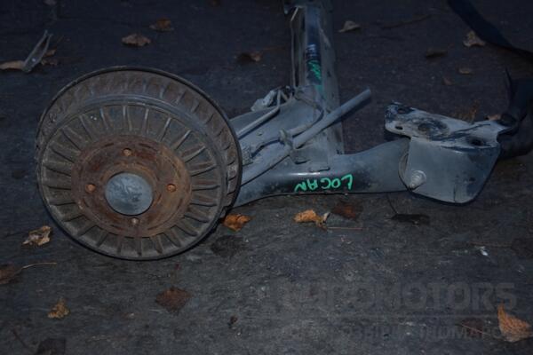Задня балка в зборі під барабани з ABS Renault Sandero 2020 555019781R 420943 - 3