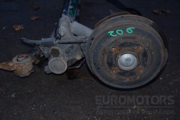 Задня балка в зборі під барабани з ABS Peugeot 206 1998-2012 420947 - 3