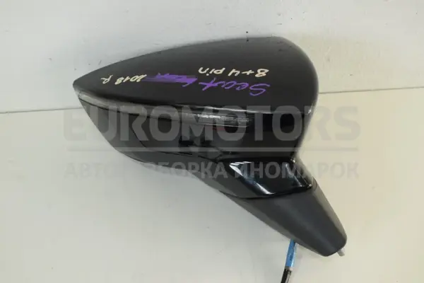 Правое зеркало 8+4 PIN Seat Leon 2.0 TDI 2013 21996968A it-15187 Дизель - 3
