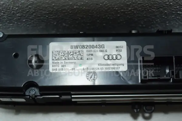 блок климат-контроля Audi A4 2.0 TDI S-Line (B9) 2015-2023 8W0820043G it-15236 Дизель - 4