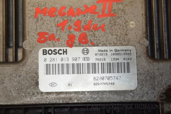 Блок керування двигуном Renault Megane 1.9dCi (II) 2003-2009 8200705747 422050 - 2