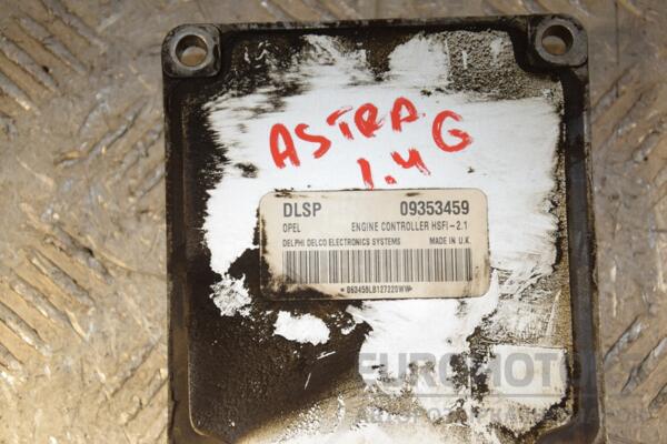 Блок управления двигателем комплект Opel Astra 1.4 16V (G) 1998-2005 09353459 422279 - 2