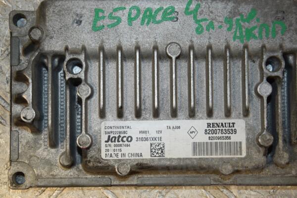 Блок управления АКПП Renault Espace 2.0dCi (IV) 2002-2014 8200783539 422794 - 2
