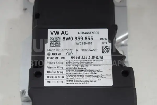 Блок управления подушкой безопасности Audi A4 2.0 TDI S-Line (B9) 2015-2023 8W0959655 it-15422 Дизель - 2