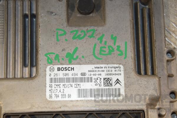 Блок керування двигуном Peugeot 207 1.4 16V 2006-2013 9678495980 424822 - 2