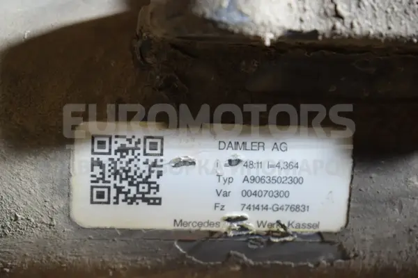 Задний мост для однороликовых дисковых тормозов с ABS 48:11 (i=4,364) Mercedes Sprinter 2.2 CDI (906) 2006-2017 A9063502300 it-15487 Дизель - 13