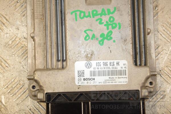 Блок управления двигателем VW Touran 2.0tdi 2003-2010 03G906016HK 426185 - 2