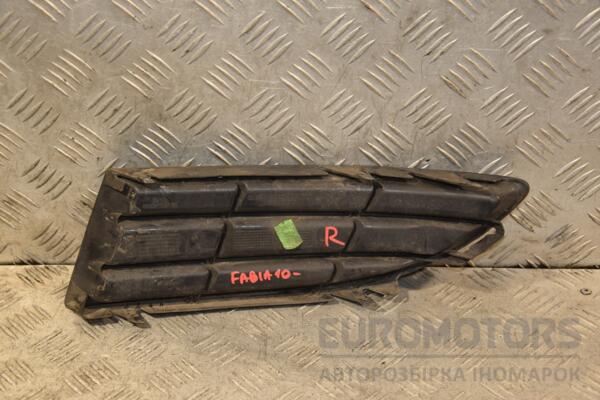 Решетка переднего бампера правая 10- Skoda Fabia 2007-2014 5J0807368A 427864 - 2