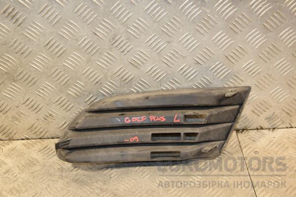 Решітка переднього бампера ліва -09 VW Golf Plus 2005-2014 5M0853665 427916 - 2