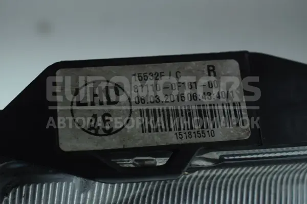 Правая фара 13- Toyota Verso 1.6d 2009-2018 81110-0F161 it-15574 Дизель - 5