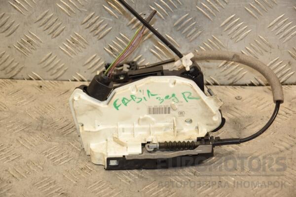 Замок двери задний правый электрический 6 пинов Skoda Fabia 2007-2014 5N0839016D 428187 euromotors.com.ua