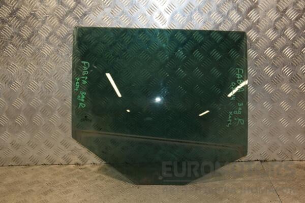Скло дверей заднє праве Skoda Fabia 2007-2014 428377 euromotors.com.ua
