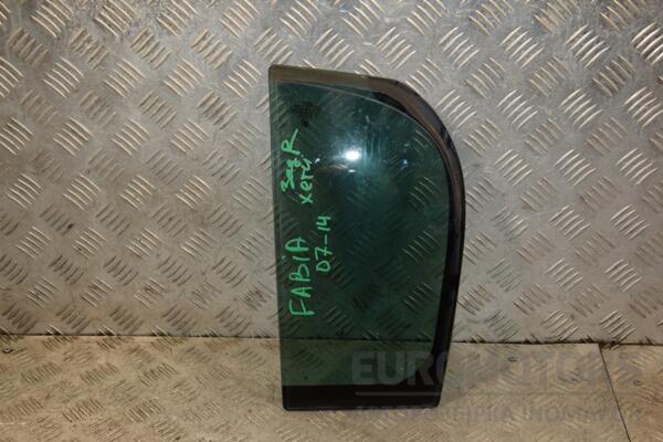 Стекло двери заднее правое треугольник Skoda Fabia 2007-2014 428378 euromotors.com.ua
