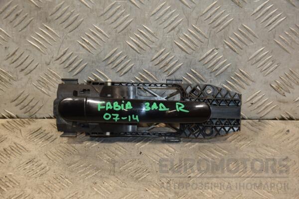 Ручка двери наружная задняя правая Skoda Fabia 2007-2014 428383 euromotors.com.ua