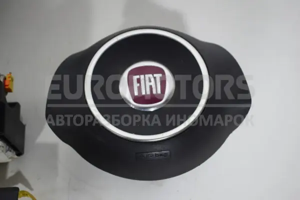 Повний комплект подушок безпеки + центральна панель приладів Fiat 500 1.2 2007 051783739 it-15593 Бензин - 4