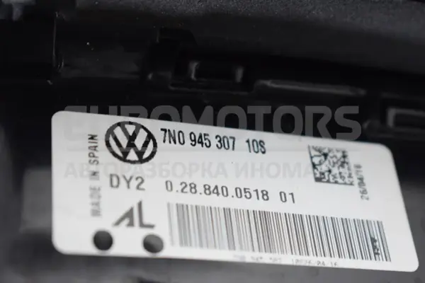 Левая внутренняя светодиодная подсветка VW Sharan 2.0 TDI 2010 7N0945307 it-15613 Дизель - 3