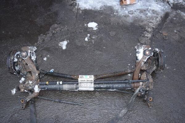 Балка задняя в сборе под барабаны с ABS универсал Peugeot 206 1998-2012 429182 euromotors.com.ua