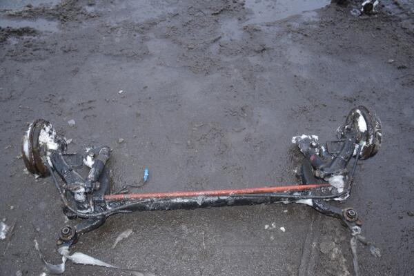 Балка задняя в сборе под барабаны с ABS Peugeot 206 1998-2012 429186 - 4