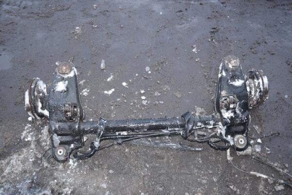 Задня балка в зборі під барабани з ABS Fiat Multipla 1999-2010 429190 - 4