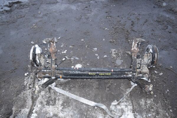 Балка задня в зборі під барабани з ABS Citroen Berlingo 1996-2008 429194 - 4