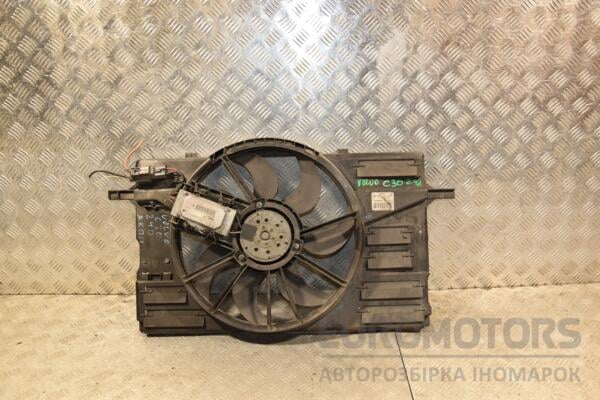 Вентилятор радиатора 7 лопастей в сборе с диффузором Volvo C30 2.4td D5 2006-2013 30741630 429468 - 2