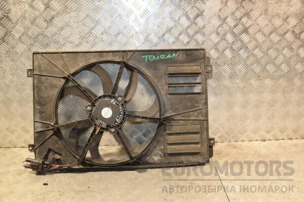 Вентилятор радіатора 7 лопатей у зборі з дифузором VW Touran 2010-2015 1K0121207BA 429472 - 2