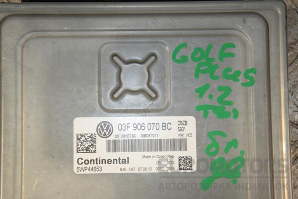 Блок керування двигуном VW Golf Plus 1.2TSI 16V 2005-2014 03F906070BC 429649 - 2