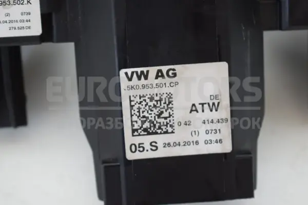 Перемикач на рульовій колонці VW Sharan 2.0 TDI 2010 5K0953502K it-15758 Дизель - 5