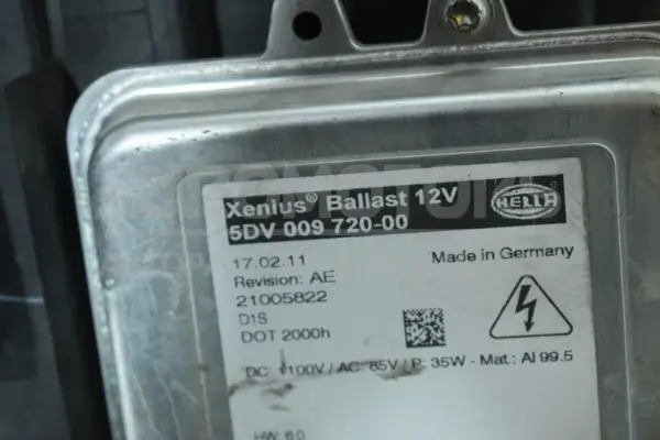Левая ксеноновая фара Opel Astra (J) 2009-2015 13253650LH it-15845 Дизель - 7