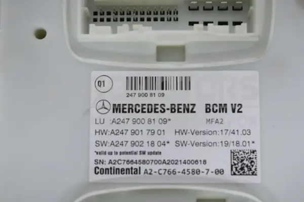 Блок управления комфортом SAM Mercedes B-class 2.0cdi (W247) 2019 A2479008109 it-15849 Дизель - 2