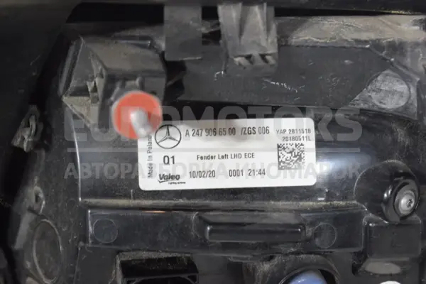 Левый светодиодный задний фонарь Mercedes B-class 2.0cdi (W247) 2019 A2479066500 it-15869 Дизель - 3