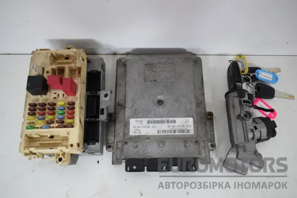 Блок управления двигателем (полный комплект зажигания) Citroen Jumper 2.2 HDI 2006-2014 9663289180 it-15928 Дизель euromotors.com.ua