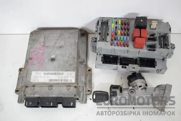 Блок керування двигуном (повний комплект запалювання) Peugeot Boxer 2.2hdi 2006-2014 9666089880 it-15929 Дизель euromotors.com.ua