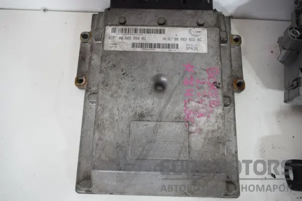 Блок керування двигуном (повний комплект запалювання) Peugeot Boxer 2.2hdi 2006-2014 9666089880 it-15929 Дизель - 2