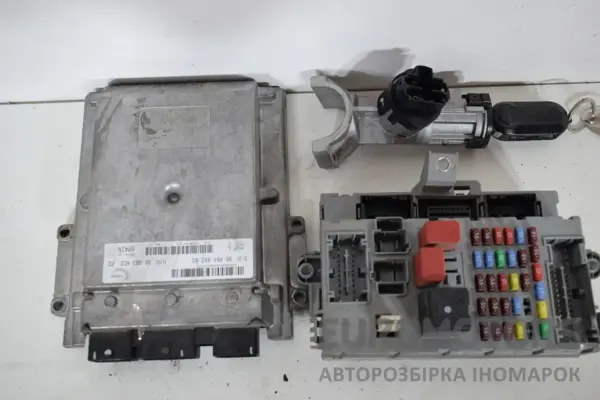Блок управления двигателем (полный комплект зажигания) Citroen Jumper 2.2 HDI 2006-2014 9666484280 it-15931 Дизель euromotors.com.ua