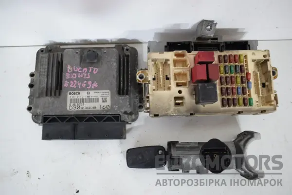 Блок управления двигателем (полный комплект зажигания) Fiat Ducato 3.0 MJet 2006-2014 51818359 it-15933 Дизель euromotors.com.ua