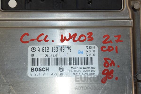 Блок управления двигателем Mercedes C-class 2.7cdi (W203) 2000-2007 A6121534979 429721 - 2