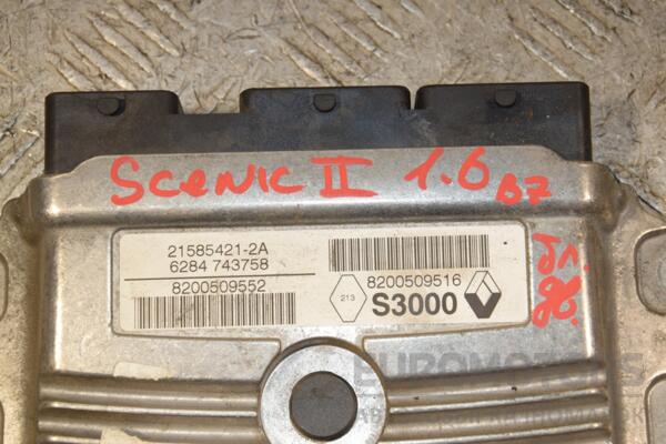 Блок керування двигуном Renault Scenic 1.6 16V (II) 2003-2009 8200509516 429748 - 2