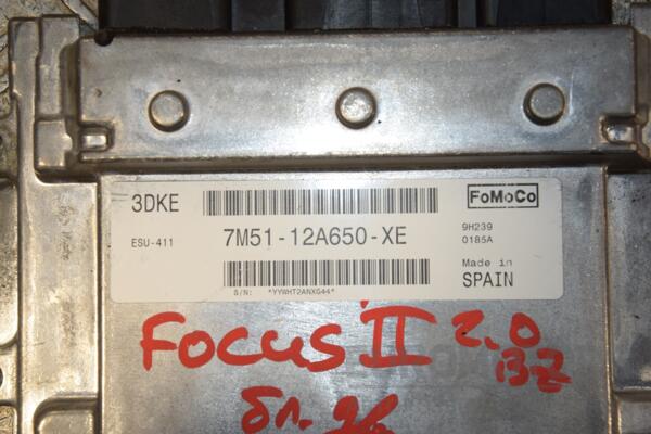 Блок управления двигателем Ford Focus 2.0 16V (II) 2004-2011 7M5112A650XE 430179 - 2