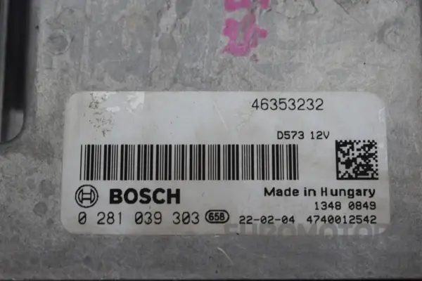 Блок управления двигателем (полный комплект зажигания) Fiat Doblo 1.6 Mjet 2010 46353232 it-15924 Дизель - 2