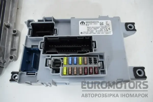 Блок управления двигателем (полный комплект зажигания) Fiat Doblo 1.6 Mjet 2010 46353232 it-15924 Дизель - 4