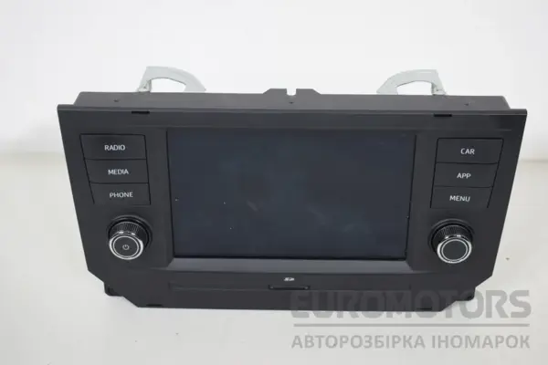 Мультимедийный блок управления радио/CD/DVD/GPS Seat Arona 1.6 2017-2021 6F0035869D it-16114 Дизель euromotors.com.ua