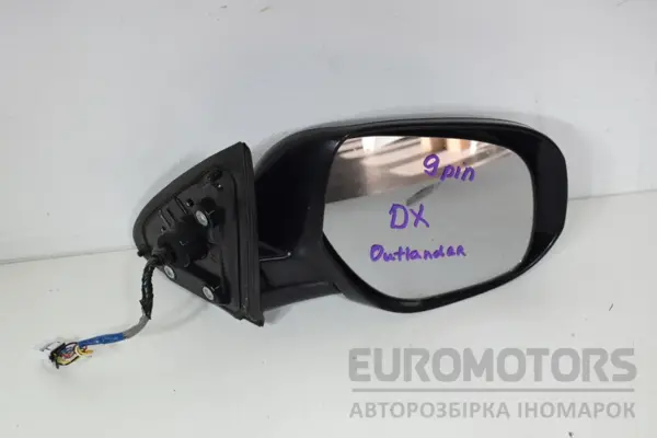Праве дзеркало 9 контактів Mitsubishi Outlander 2.2tdi 2012 it-16144 Дизель - 2