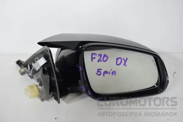 Праве дзеркало 5 контактів BMW 1 2.0tdi (F20) 2010 51167242822 it-16161 Дизель - 2