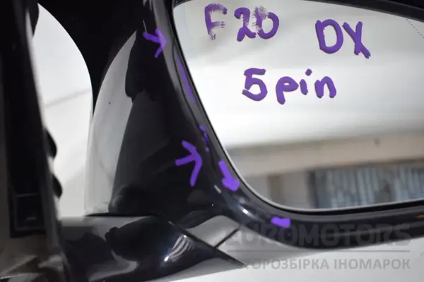 Праве дзеркало 5 контактів BMW 1 2.0tdi (F20) 2010 51167242822 it-16161 Дизель - 7