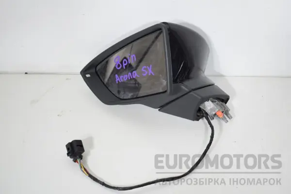 Левое зеркало 8 контактов Seat Arona 1.6 2017-2021 5F0857537B it-16164 Дизель euromotors.com.ua