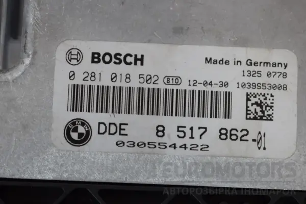 Блок керування двигуном BMW 1 2.0tdi (F20) 2010 8517862 it-16194 Дизель - 2