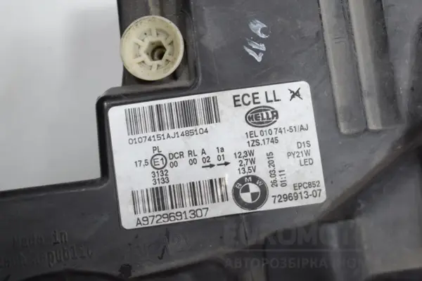 Ліва ксенонова фара BMW 1 2.0tdi (F20) 2010 7296913 it-16200 Дизель - 5