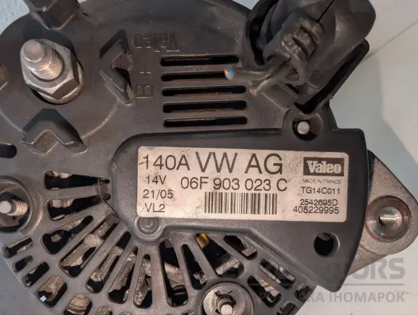Генератор змінного струму VW Golf 1.6 8V (V) 2003-2008 06F903023C it-13234 Бензин - 4
