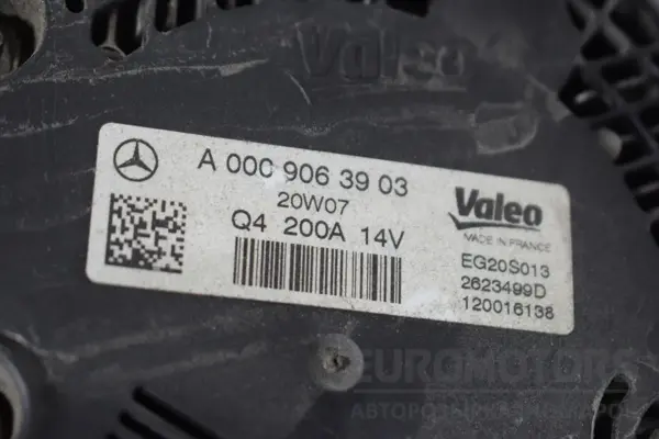 Генератор Mercedes B-class 2.0cdi (W247) 2019 a0009063903 it-16206 Дизель - 4